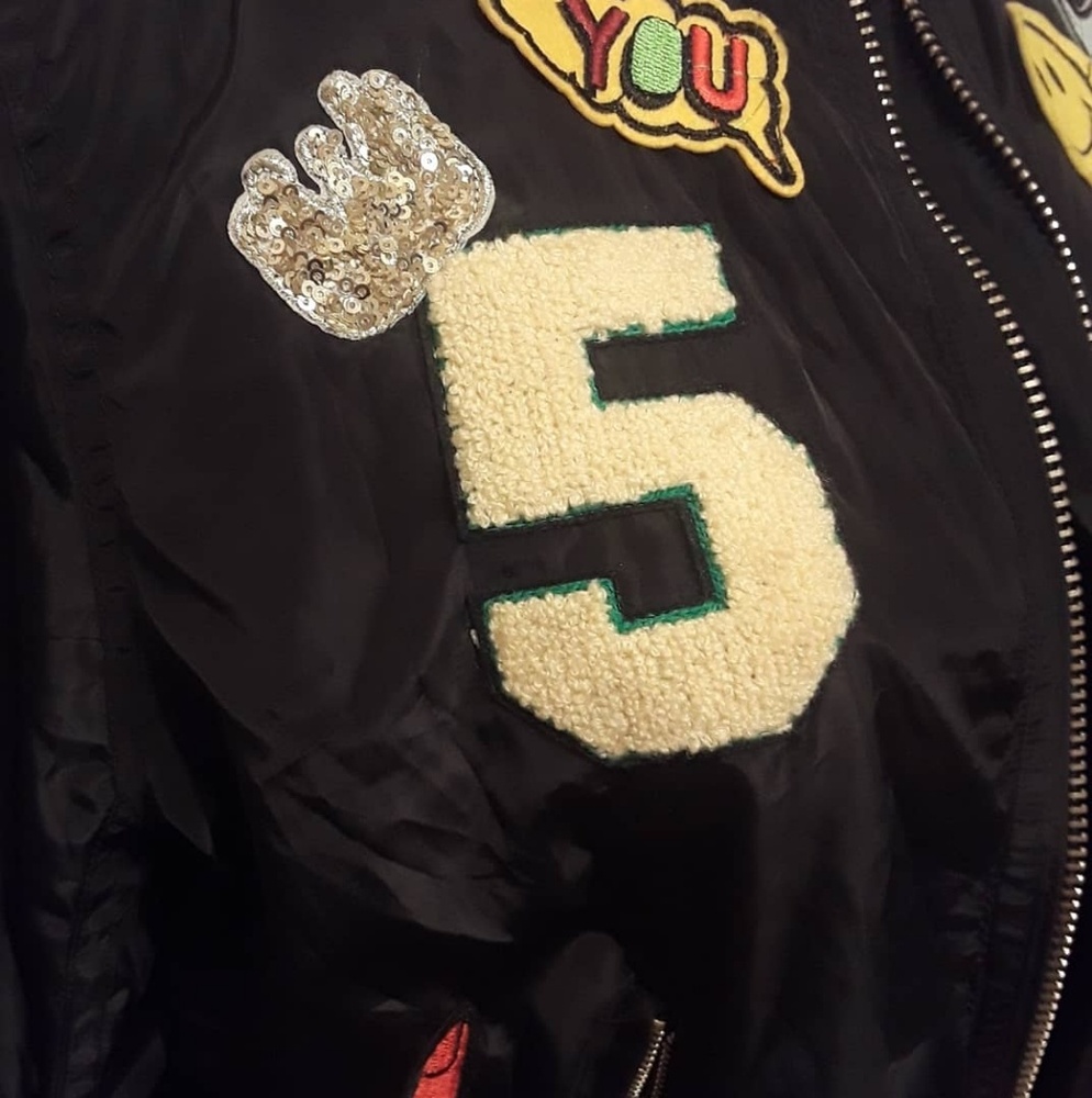 Bomber Jacket with patches
